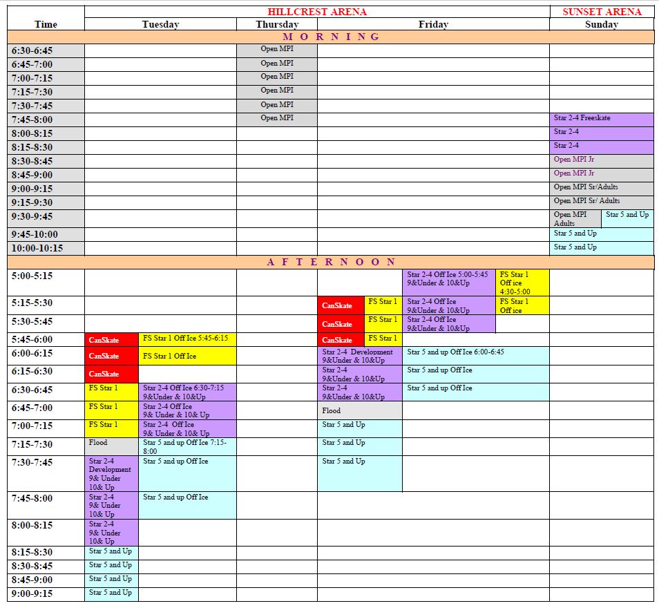 olympics 2020 figure skating schedule